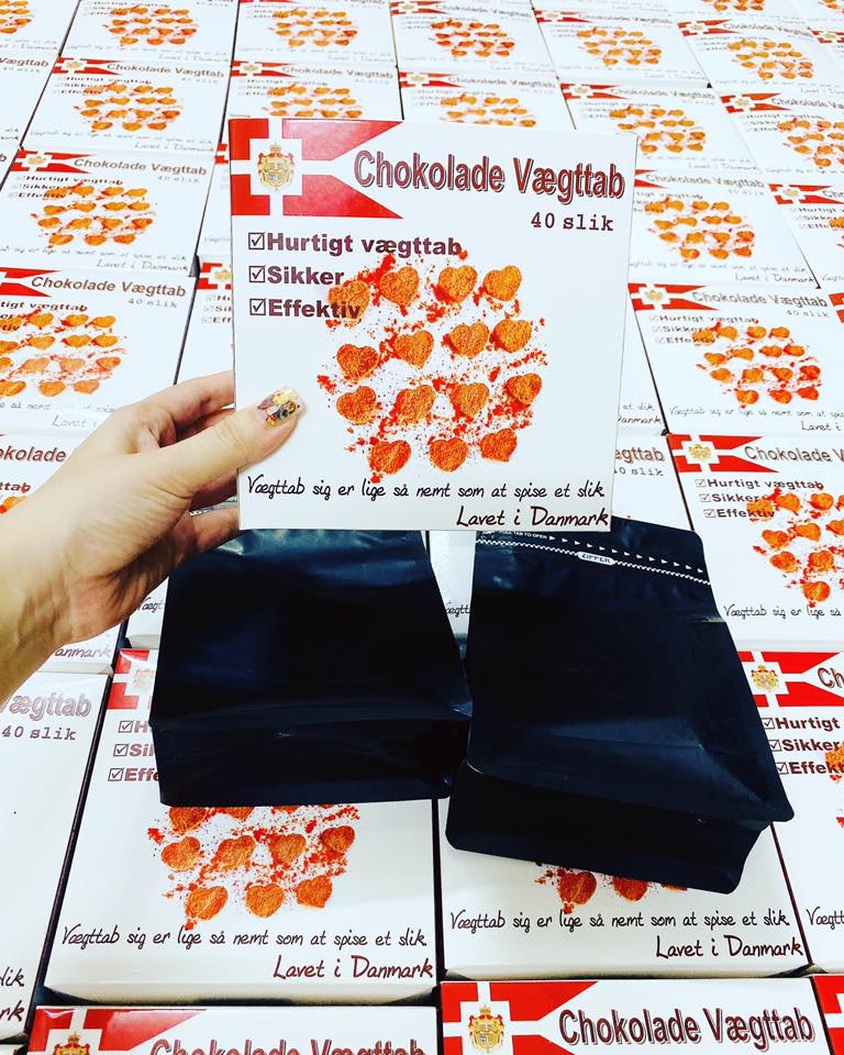 Chocolate giảm cân Đan Mạch - Hộp 40v