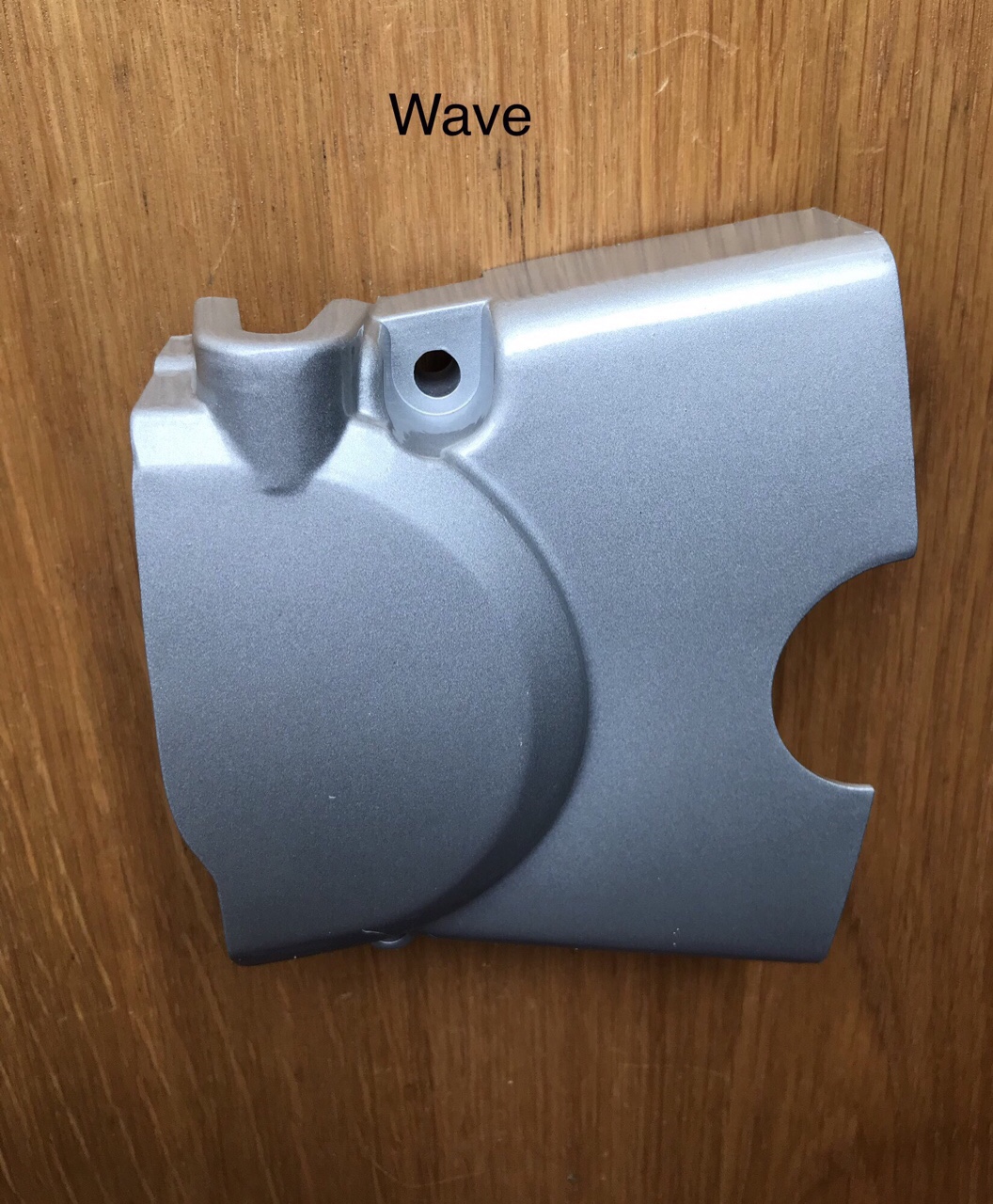 Nắp cá wave đen bạc