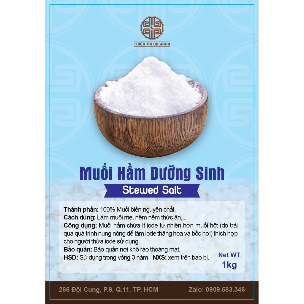 Muối hầm thiên nhiên 1000g