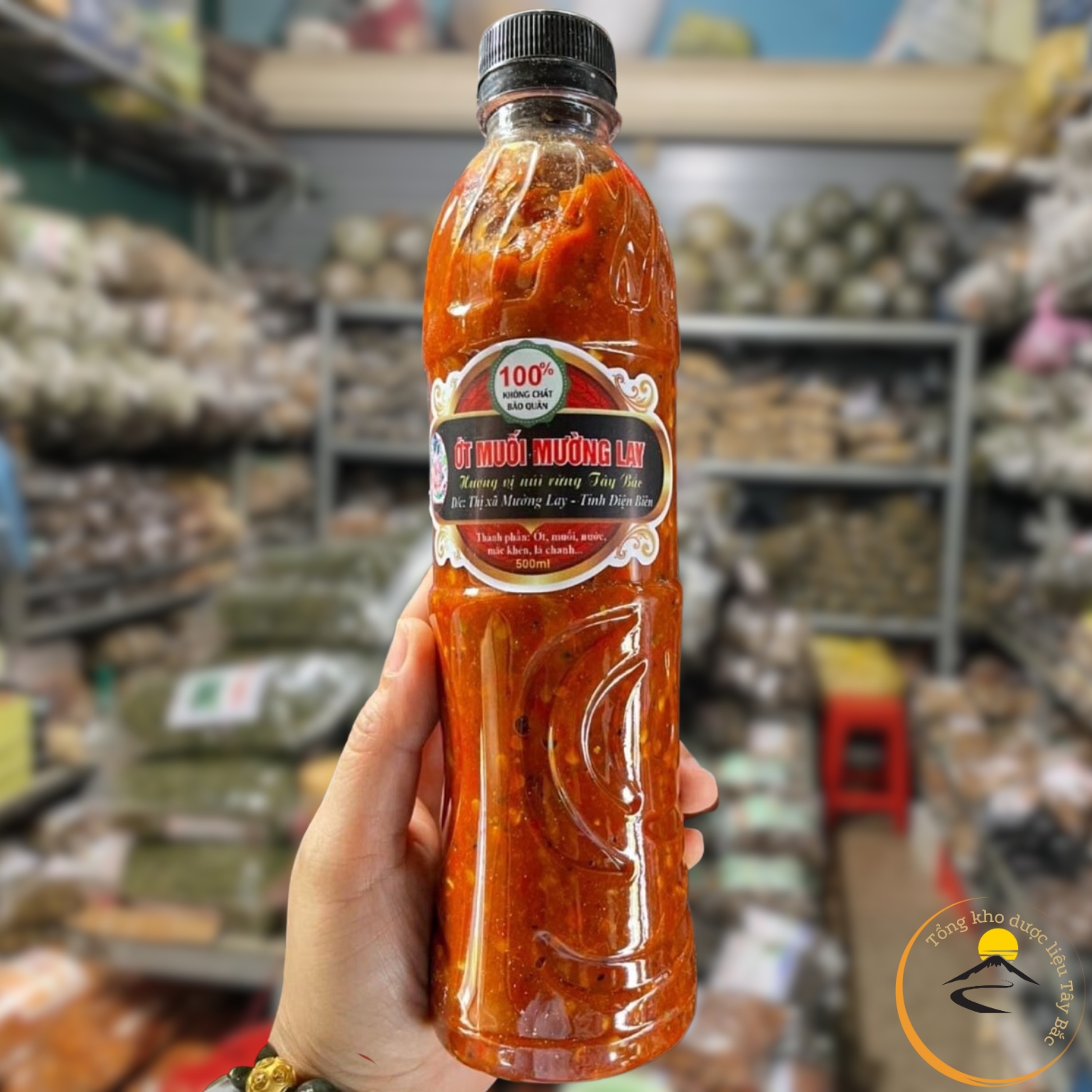 Tương ớt, ớt muối Mường Lay, chính hiệu. Đặc sản dân tộc thá¡ Điện Biên. Ớt xay sẵn, tương ớt Mường Khương chuẩn vị