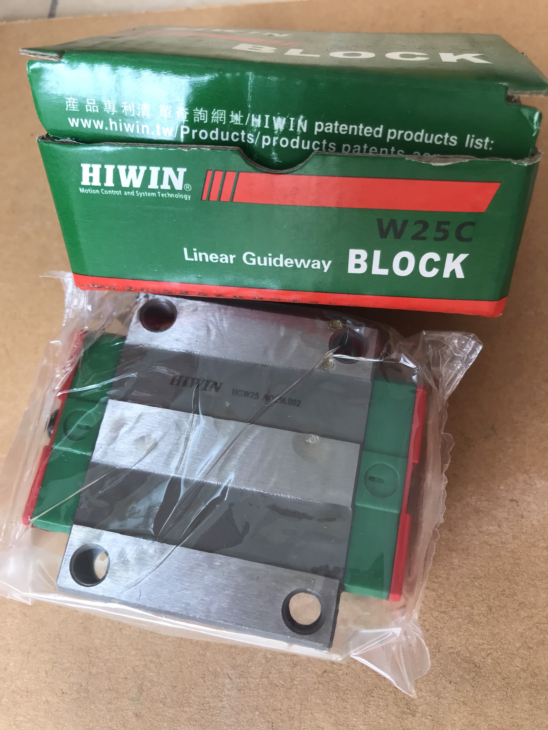 Con trượt vuông hiwin hgw25cc - chất lượng cao - siêu bền