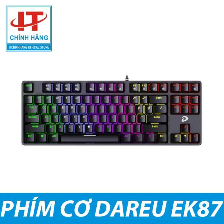 Bàn phím cơ dareu ek87 multi led switch 'd' - hàng chính hãng