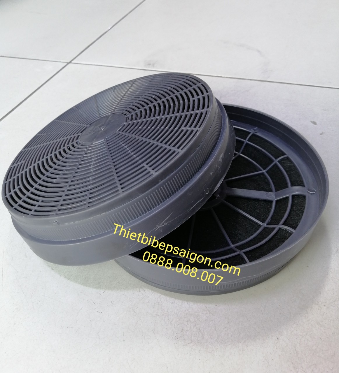 2 vỉ than hoạt tính máy hút mùi âm tủ