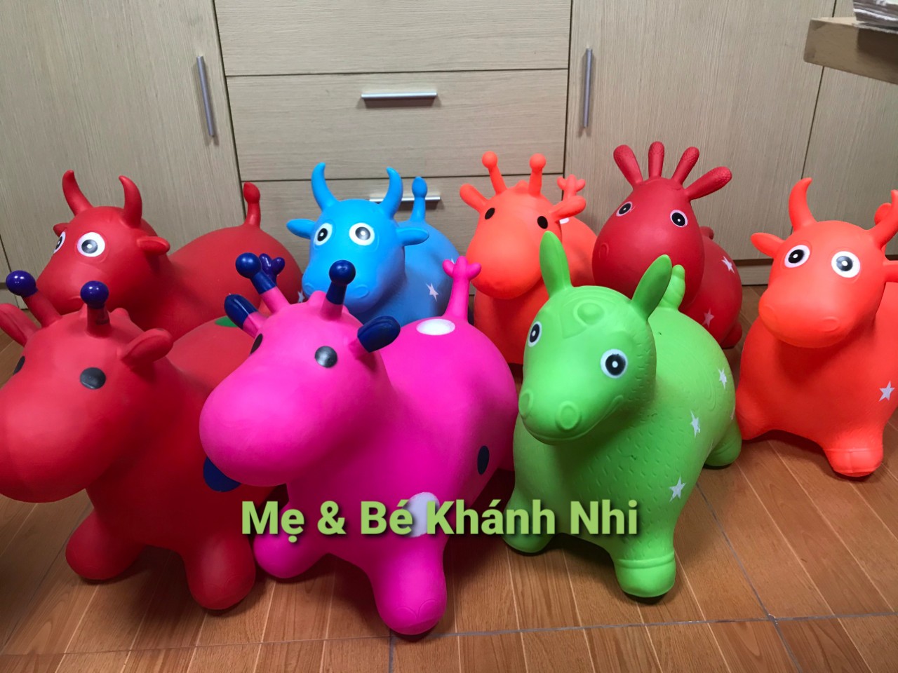 Thú Nhún Bơm Hơi Cho Bé Size Lớn [Hàng Việt Nam Size Lớn] Thú Nhún Cho Bé Size Lớn - Thú Nhún Việt Nam An Toàn Cho Bé