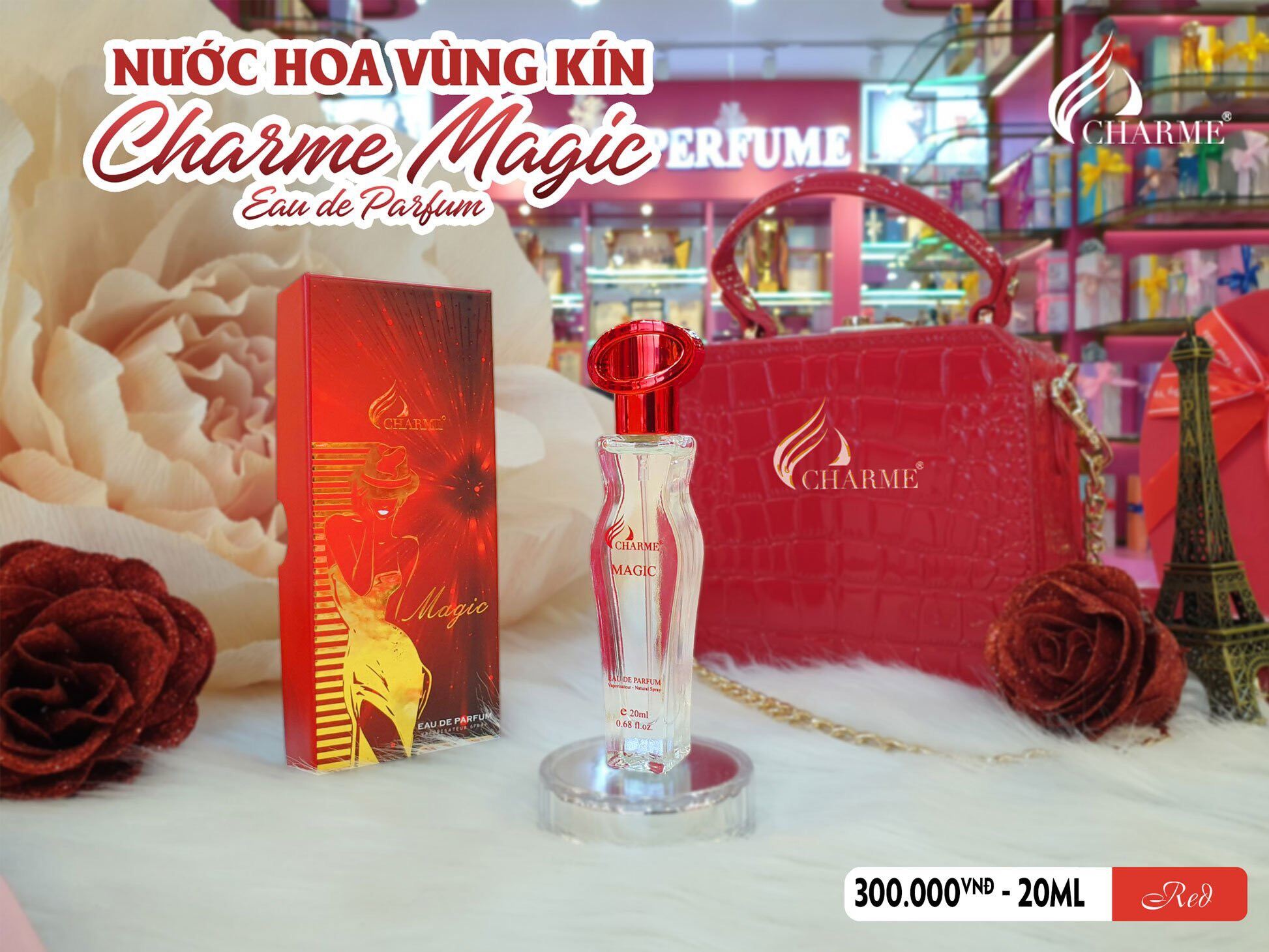 Nước hoa vùng kín char.me magic 20ml
