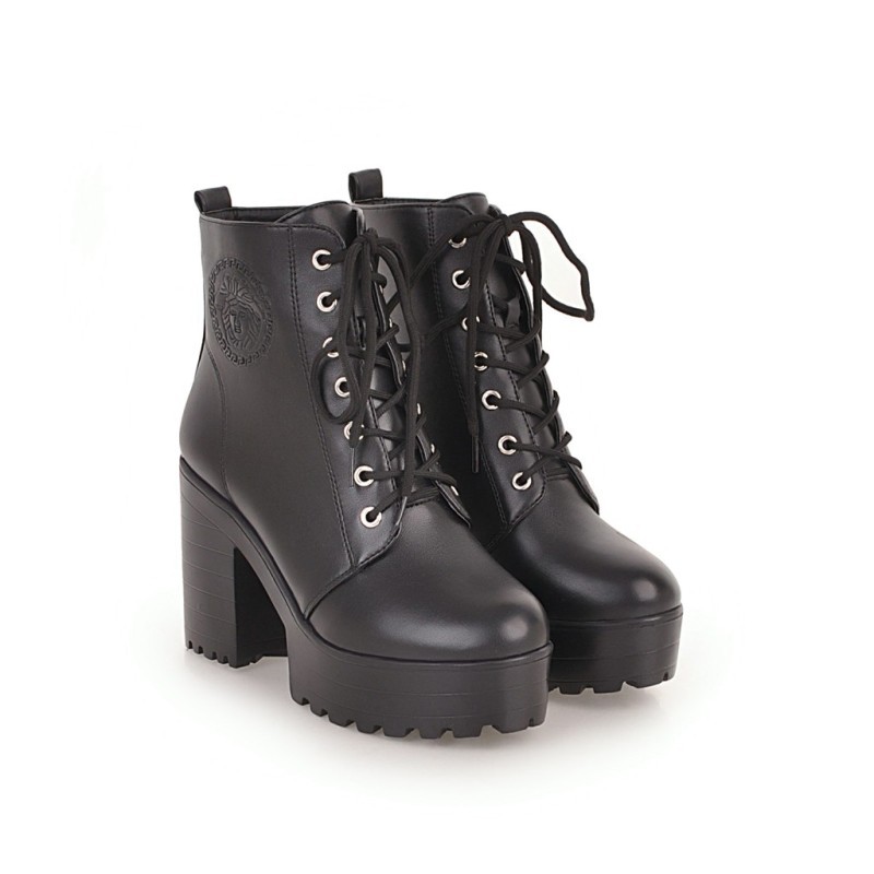 Giày boot 7 phân cổ cao