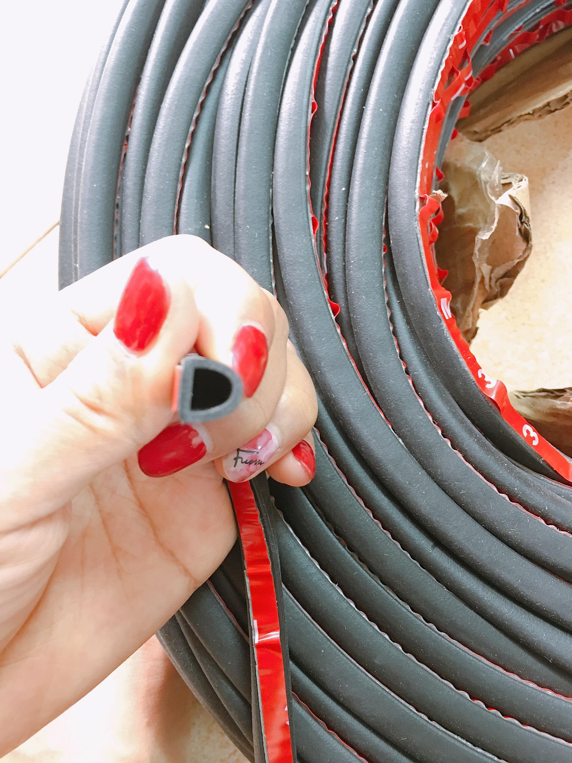 Ron Gioăng cao su chữ D 14x10mm chống ồn cách nhiệt cuộn 10m