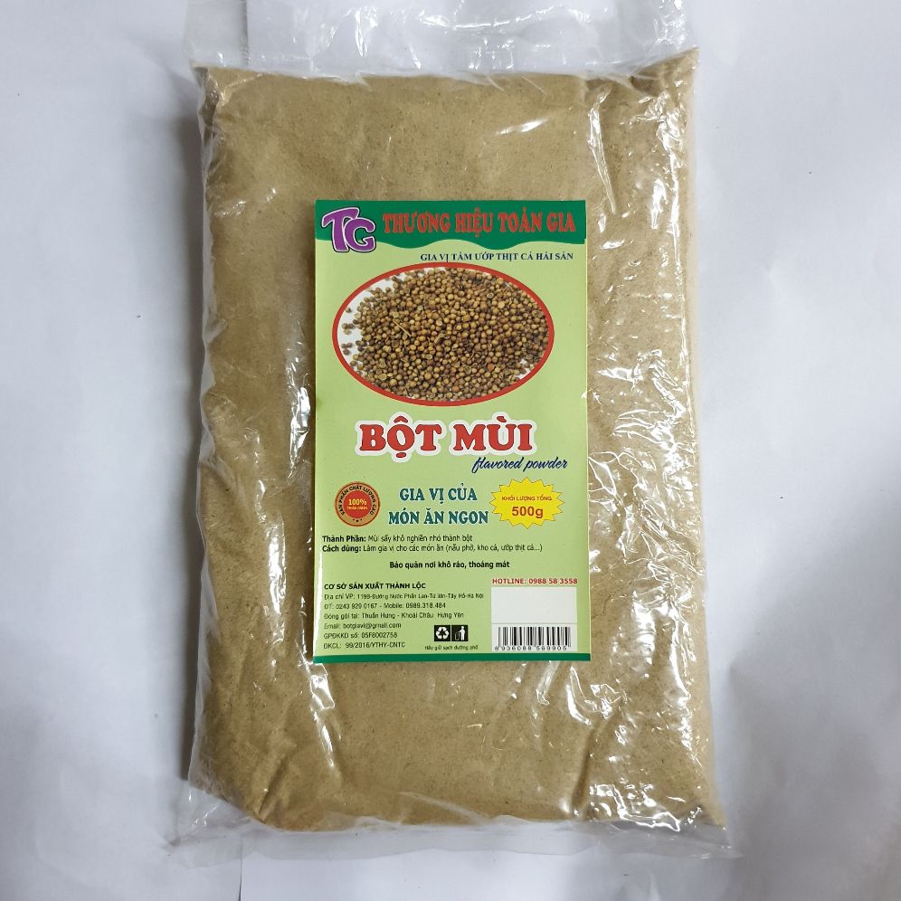 Bột hạt mùi