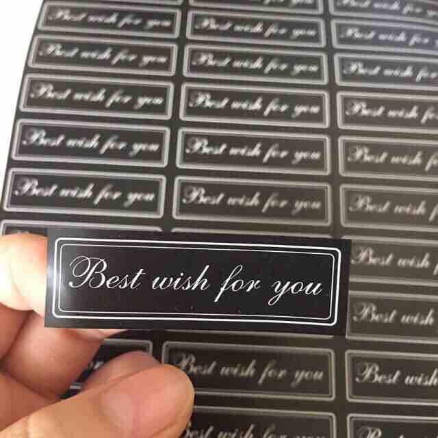 Combo 500 tem thank you dán hoa sáp