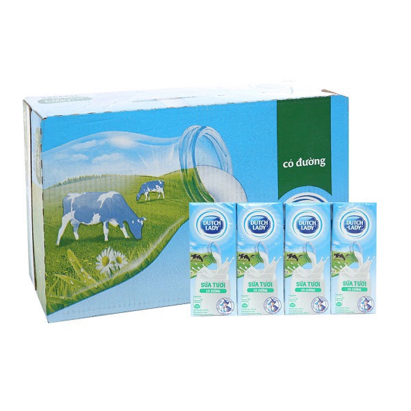 [Hoàn tiền 12%] Sữa Tươi CGHL 20+ Hộp 180ml ( Thùng 48 Hộp )