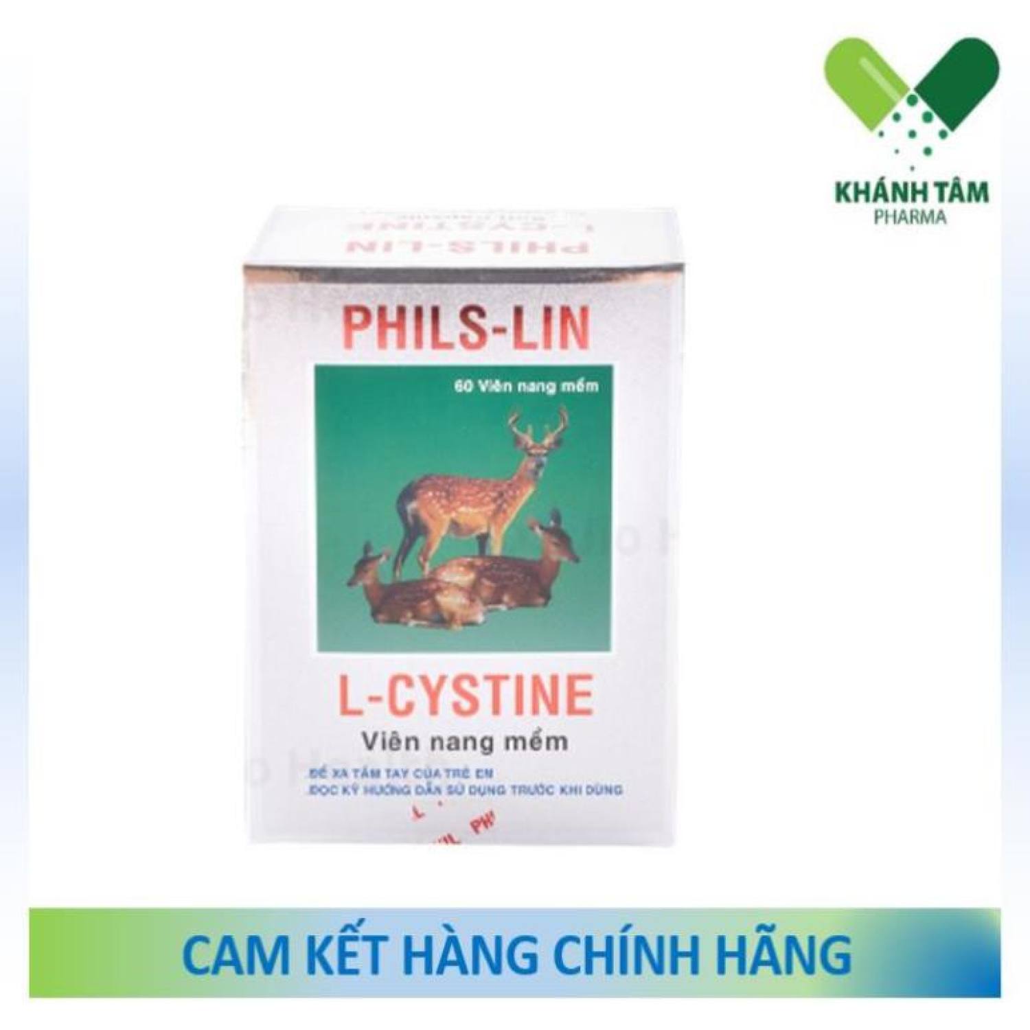 Phils-lin l-cystine [hộp 60 viên] - [l - cystin, l-cystin - phil inter pharma]