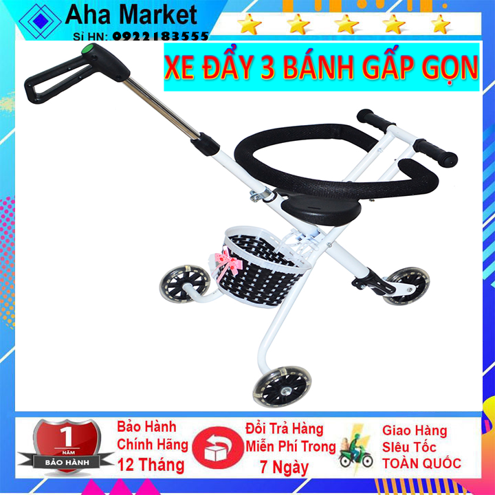 Xe Đạp 3 Bánh Chất Lượng Cao - Giá Tốt Dẫn Đầu Xu Hướng Cho Bé, Xe Đẩy Em Bé 3 Bánh Cao Cấp Tối Giản Có Thể Gấp Gọn Dành Cho Bé Yêu Xe Đẩy 3 Bánh Du Lịch