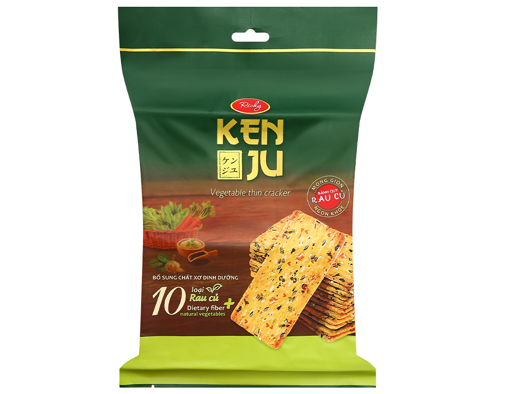 Bánh quy vị rau củ Richy Kenju gói 192g 43772