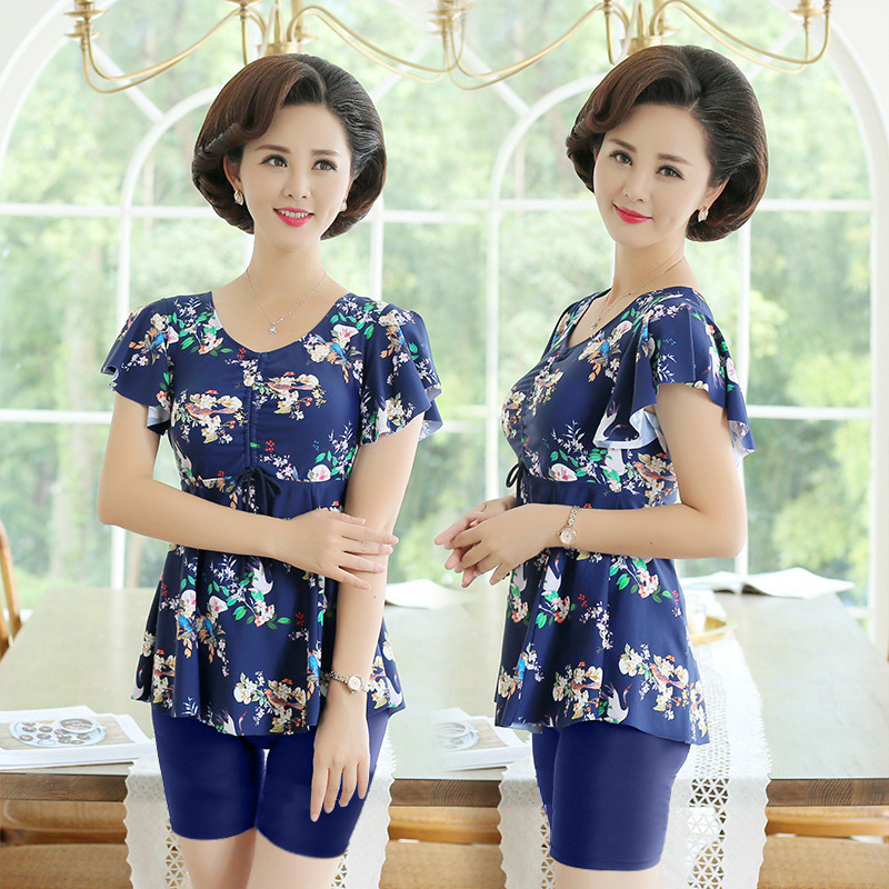 Bộ quần áo bơi trung niên cho mẹ, đồ bơi nữ giấu bụng