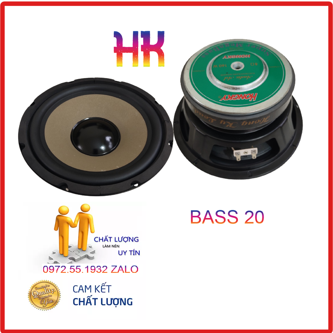 Củ loa bas 20 vàng hồng kỳ từ đại 140 -giá 2 chiếc