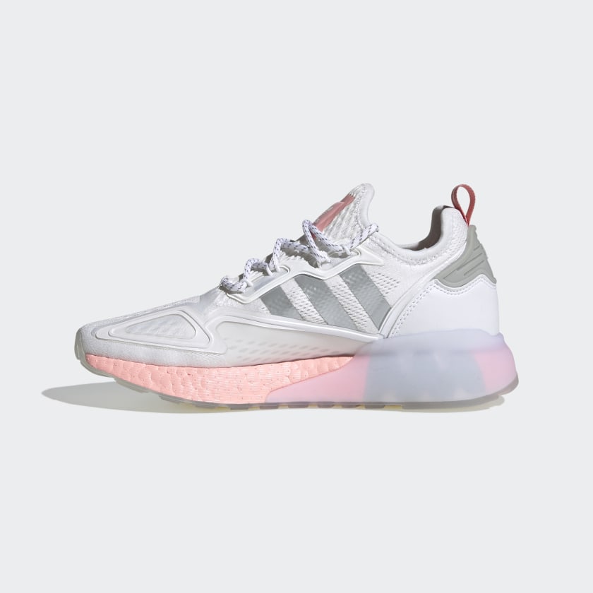 Giày Adidas Zx2K trắng hồng