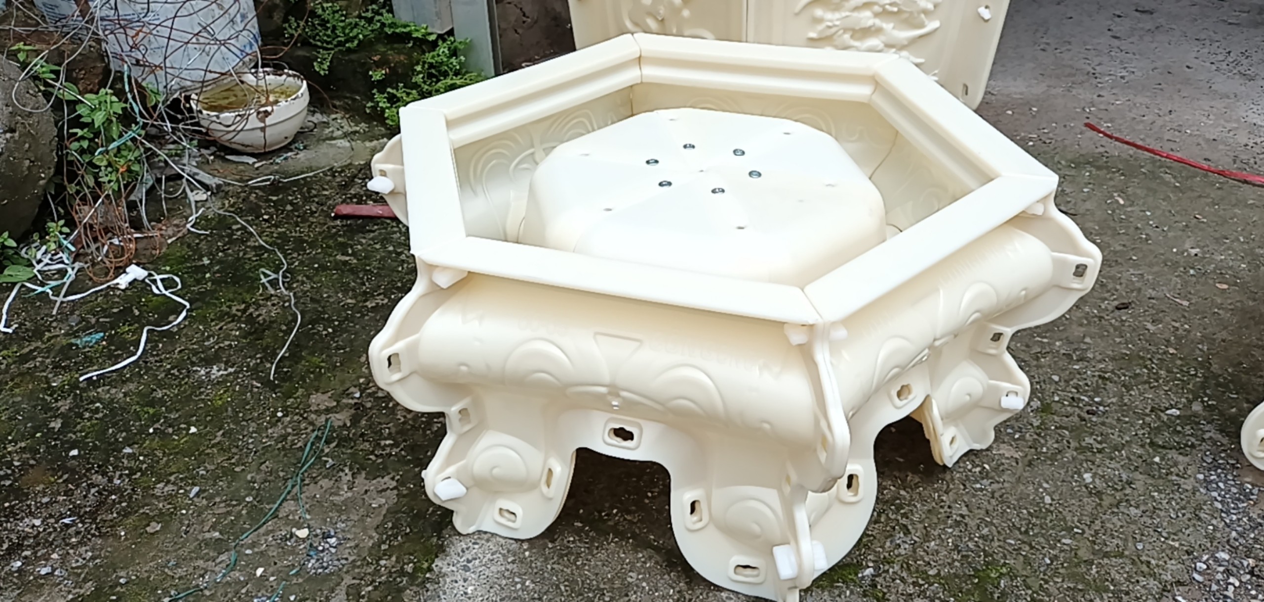Khuôn đúc chân đôn dành cho chậu lục giác 58, 60, 65, lục giác chum 55, lục giác chum 65