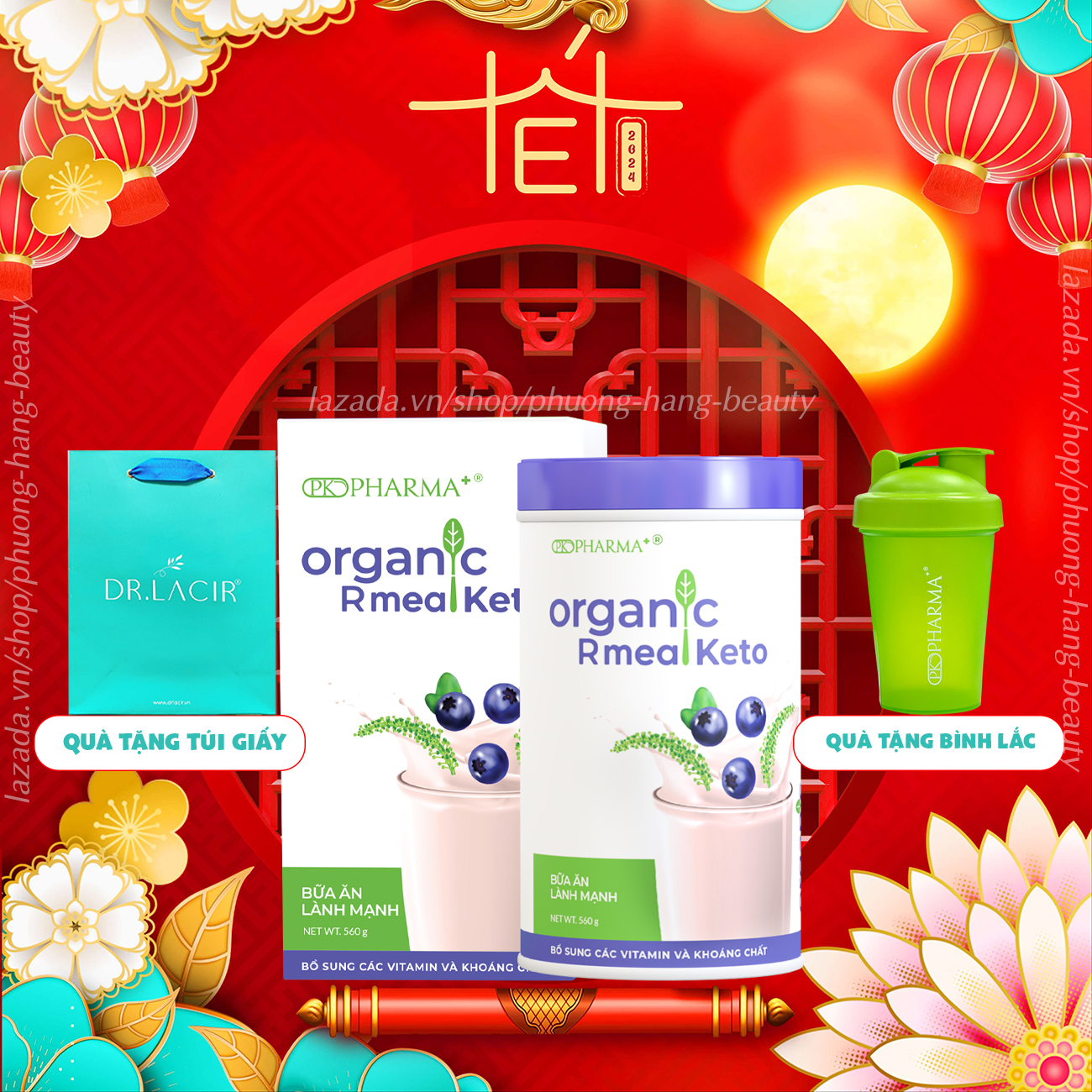 Bữa ăn lành mạnh organic rmeal keto 300gr