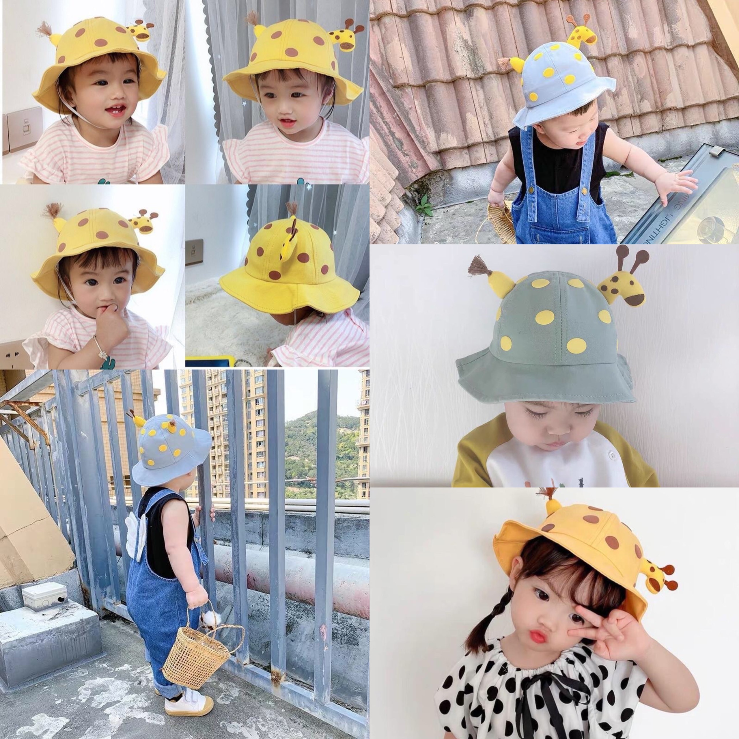 Mũ vành hình hươu dễ thương cho bé 6 tháng-2 tuổi