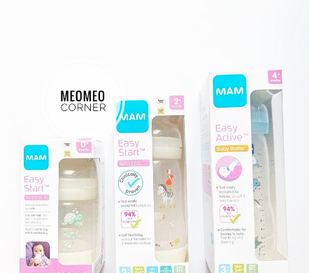 [HCM] Bình sữa chống đầy hơi MAM 160ml và 260ml 270ml 330ml bình MAM / Bình Sữa mam khủng long / voi / rùa / kỳ lân / thiên thần