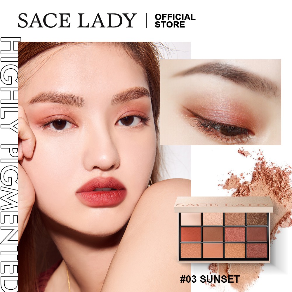 Bảng phấn mắt SACELADY, Phấn mắt, Phấn mắt nội địa trung, phanmat, màu mắt