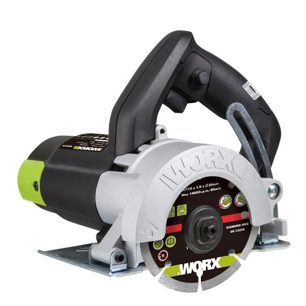 Máy cắt gạch 1600w wu073 - worx green