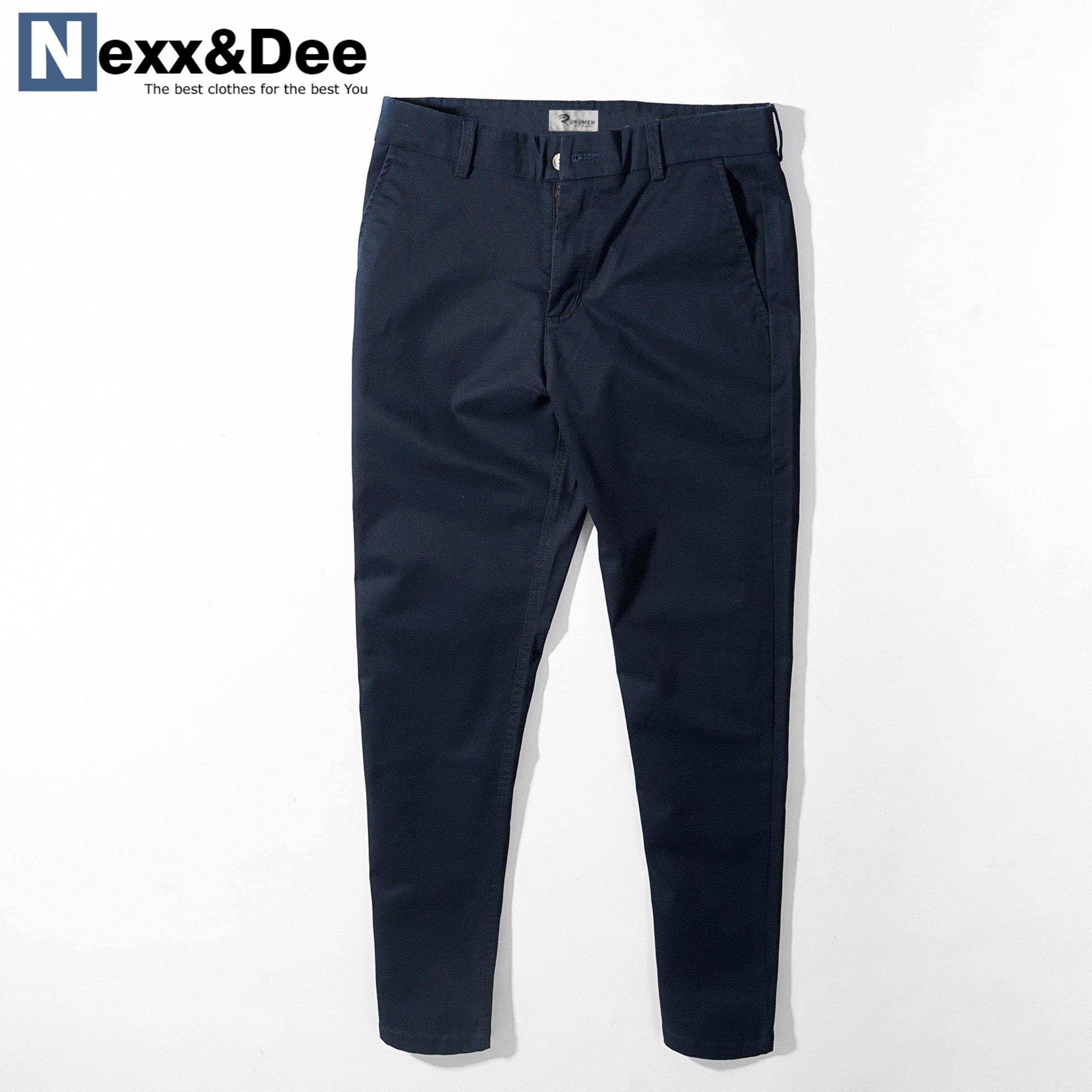 Quần dài kaki nam Nexx&Dee chinos dáng regular fit phù hợp công sở đi tiệc có size lớn big size trẻ trung QD02