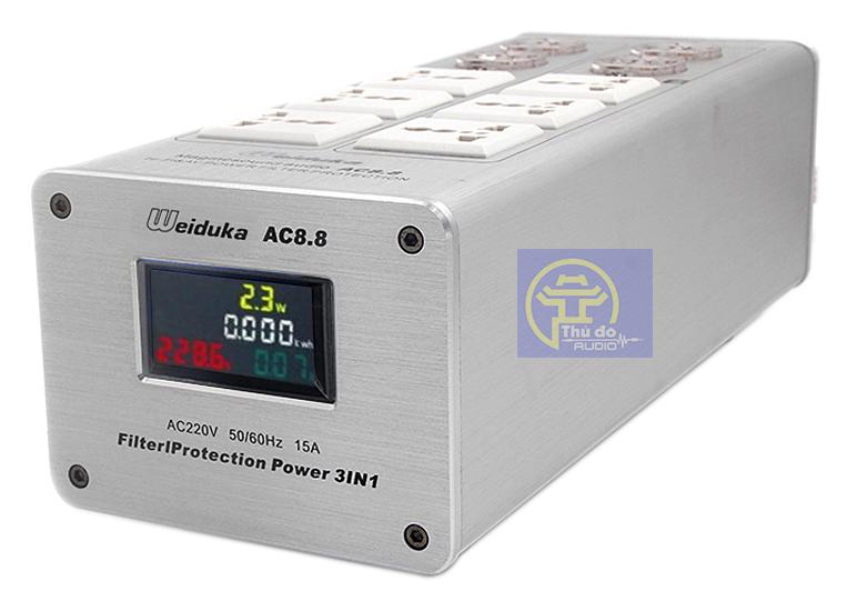 WEIDUKA AC8.8 PRO - BỘ LỌC NGUỒN ĐIỆN WEIDUKA AC8.8 PRO MODEL MỚI NHẤT CHO THIẾT BỊ ÂM THANH