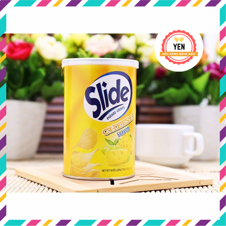 Khoai tây ống Slide vị phô mai giòn rụm siêu ngon ăn mãi còn thèm bán lẻ loại 75g