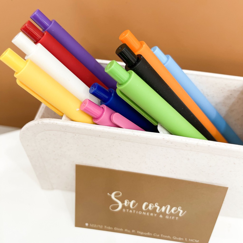 [HCM](Video) 1 Cây Bút mực gel đen Kaco Pure 0.5mm