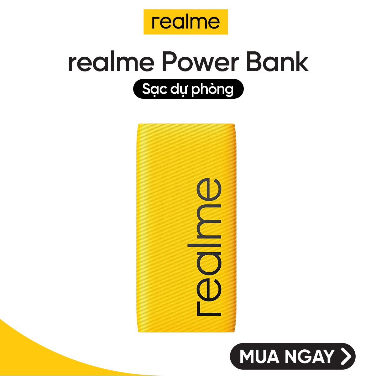Sạc dự phòng realme power bank 10000mah