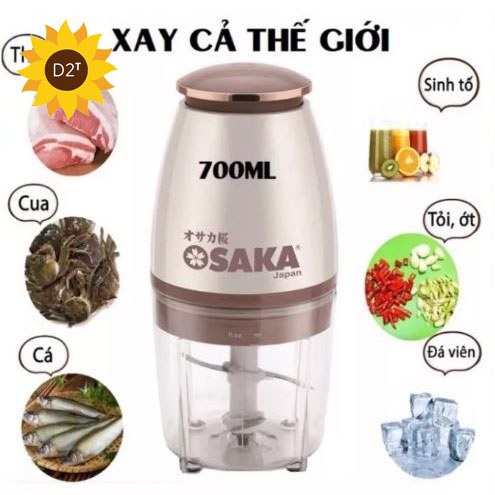Máy xay đa năng osaka nhật bản - máy xay sinh tố,thịt cao cấp-lưỡi dao lớn không gỉ
