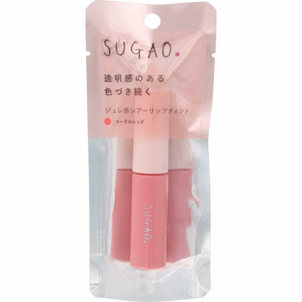 Son SUGAO Sheer Lip Tint 4.7ml (4 loại) Hàng nội địa Nhật Bản
