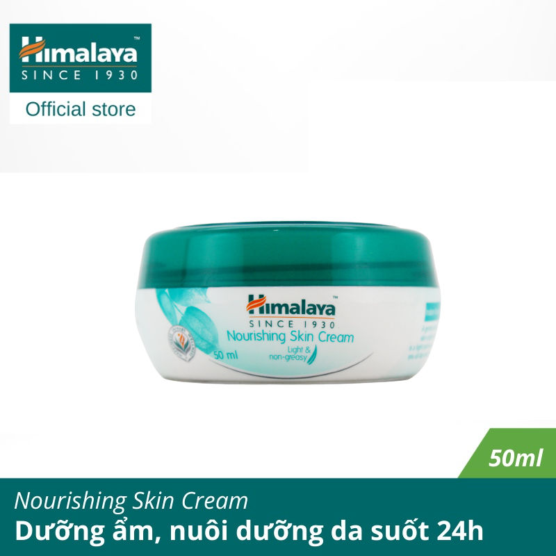 [HÀNG CHÍNH HÃNG]Ba Hủ Kem dưỡng ẩm cho da mềm mịn - Himalaya Nourishing Skin Cream 50ml
