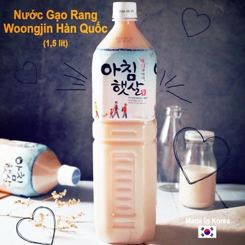 Nước gạo woongjin hàn quốc 1,5 lít