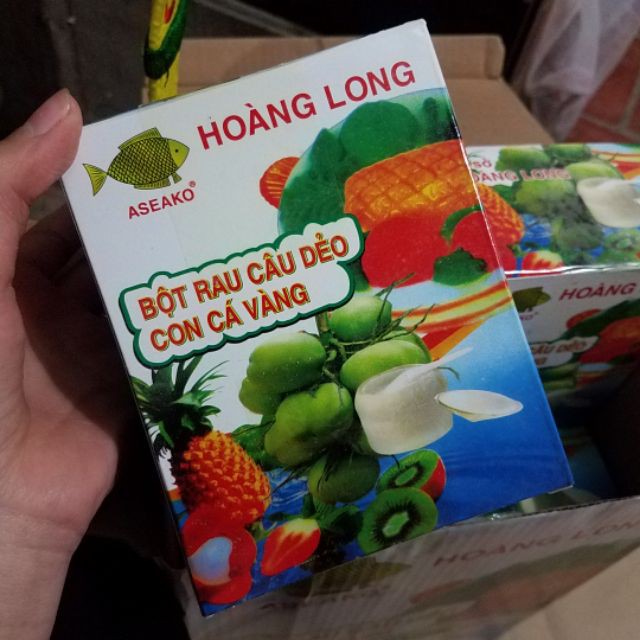 Bột thạch rau câu con cá dẻo
