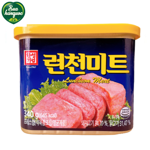 Thịt Hộp Hansung Luncheon Meat Hàn Quốc  340g