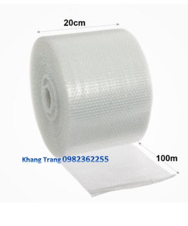 Cuộn Bóng Khí - Màng xốp hơi - Xốp nổ - Gói hàng - Bọc hàng - Kích Thước 0.2m x 100 m