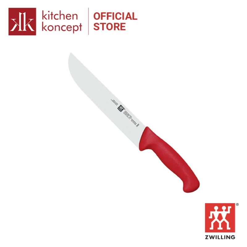 Zwilling - dao làm bếp thái thịt twin master màu đỏ - 20cm