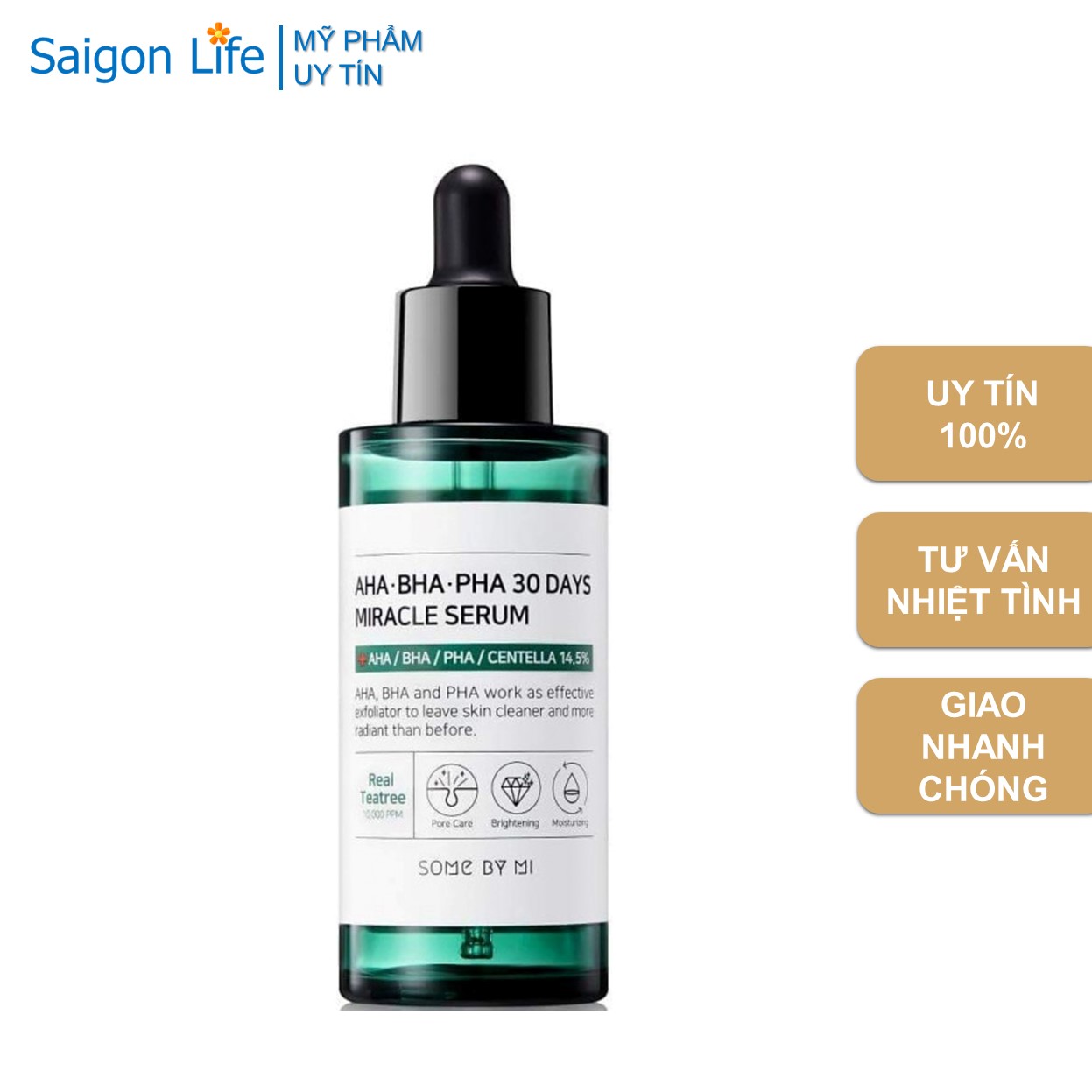 Tinh Chất Làm Sạch Mụn Some By Mi AHA-BHA-PHA 30 Days Miracle Serum 50ml