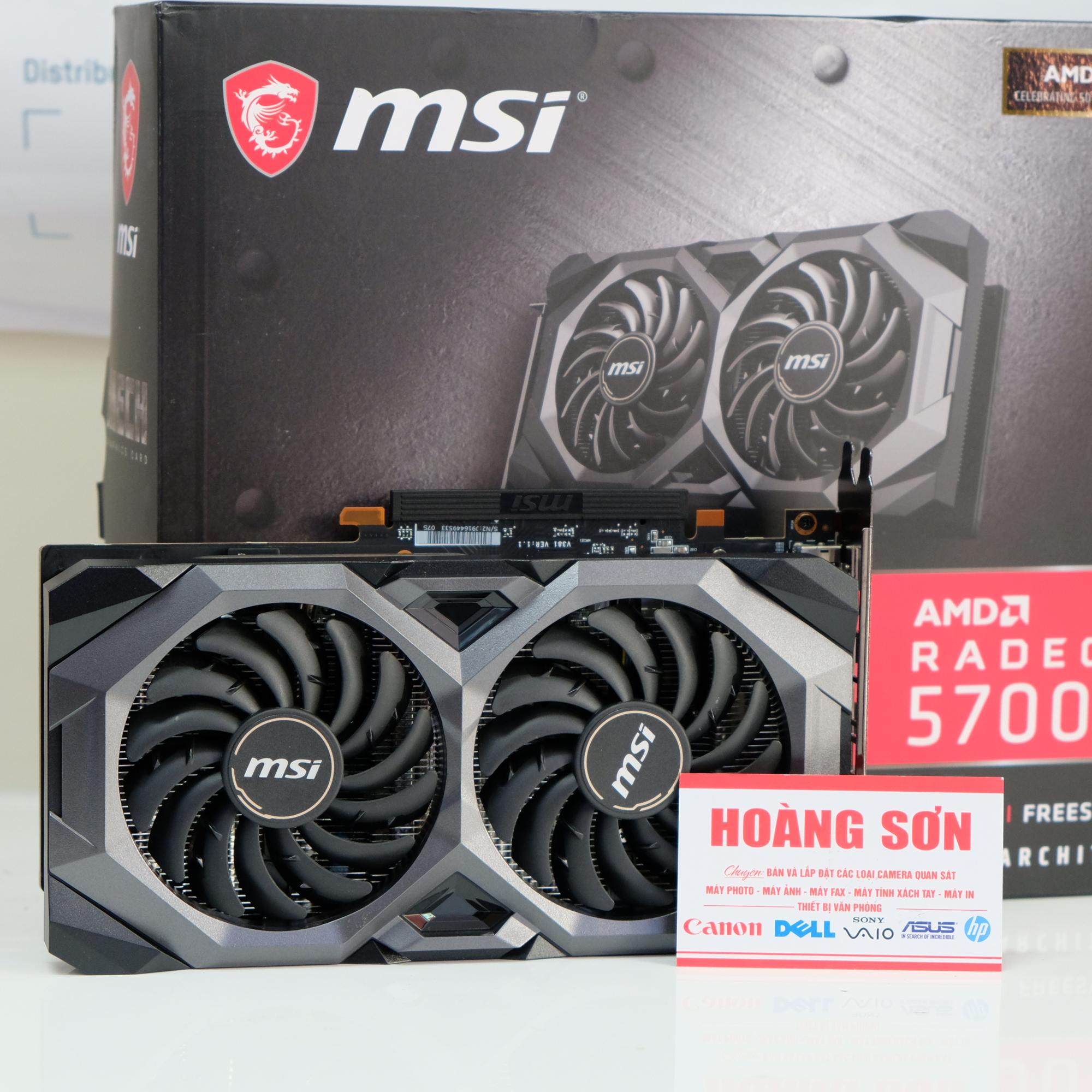 Vga msi radeon rx 5700 xt mech oc - hàng chính hãng - mới 100% - bh 36 tháng