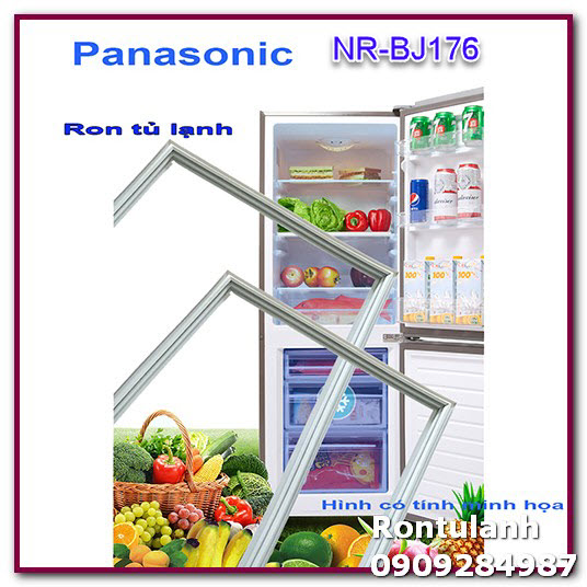 Ron cửa tủ lạnh panasonic model nr-bj176