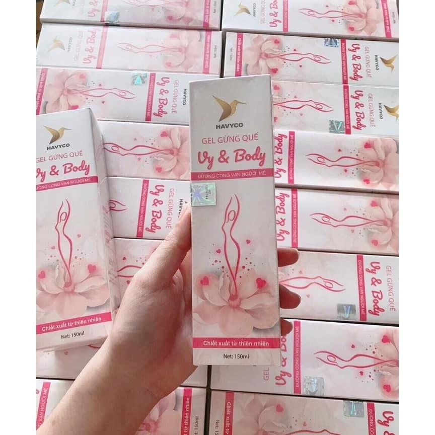 Gel tan mỡ gừng quế Vy Body