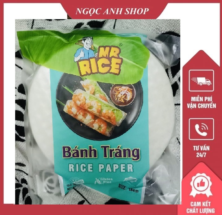 Bánh tráng gỏi cuốn mr rice duy anh foods gói 400gr