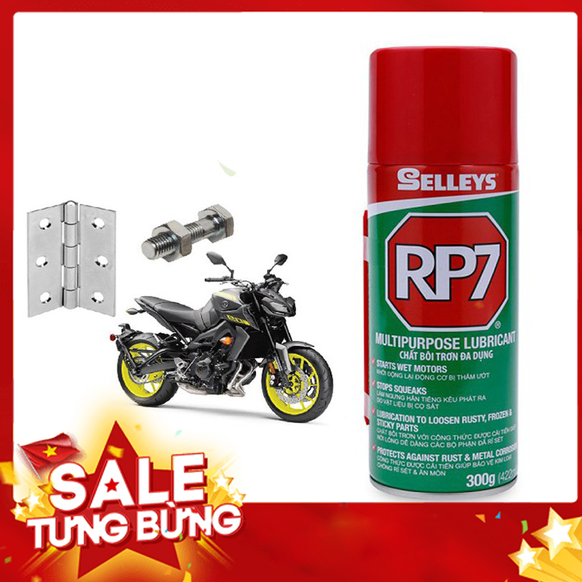 BÌNH XỊT CHỐNG RỈ SÉT VÀ BÔI TRƠN KIM LOẠI 300g -  DẦU CHỐNG RỈ BÔI TRƠN CAO CẤP, CHỔNG RỈ Ổ KHÓA, CỬA ĐI, XE MÁY - HUGO STORE