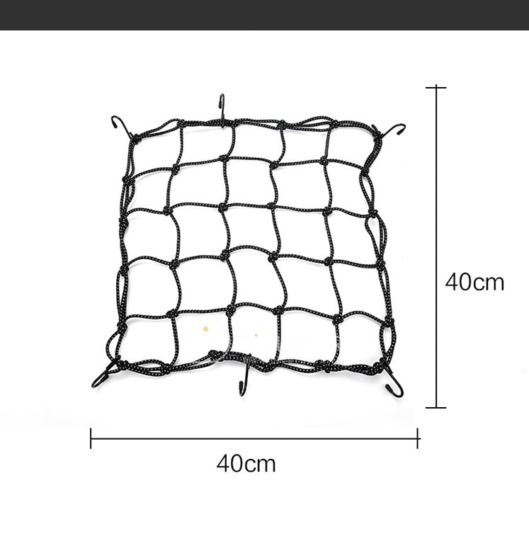 Lưới Ràng Đồ Xe Máy Phản Quang Motowolf 40cm*40cm