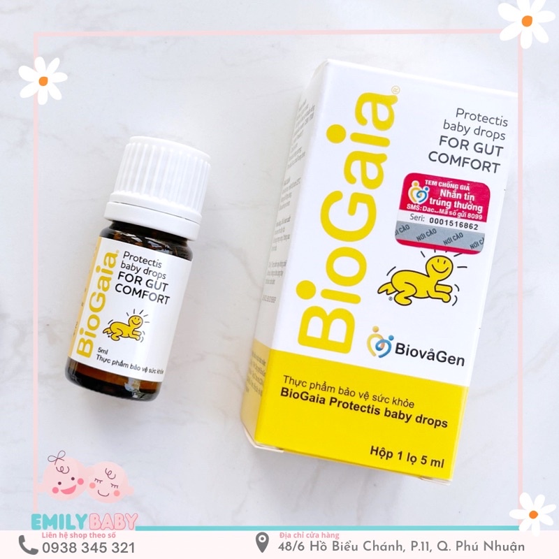 Men vi sinh BioGaia Thụy Điển 5ml