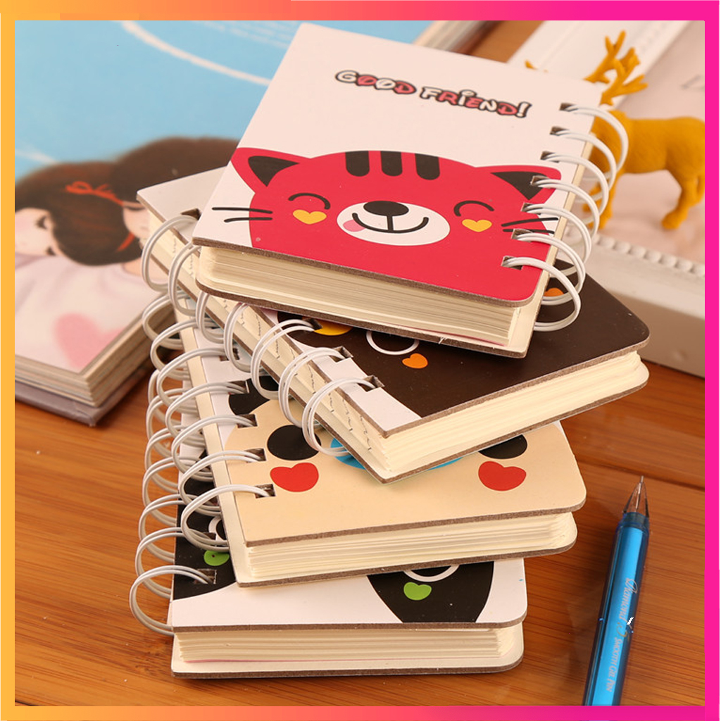 Sổ tay A7 hình gấu mèo cute dễ  thương