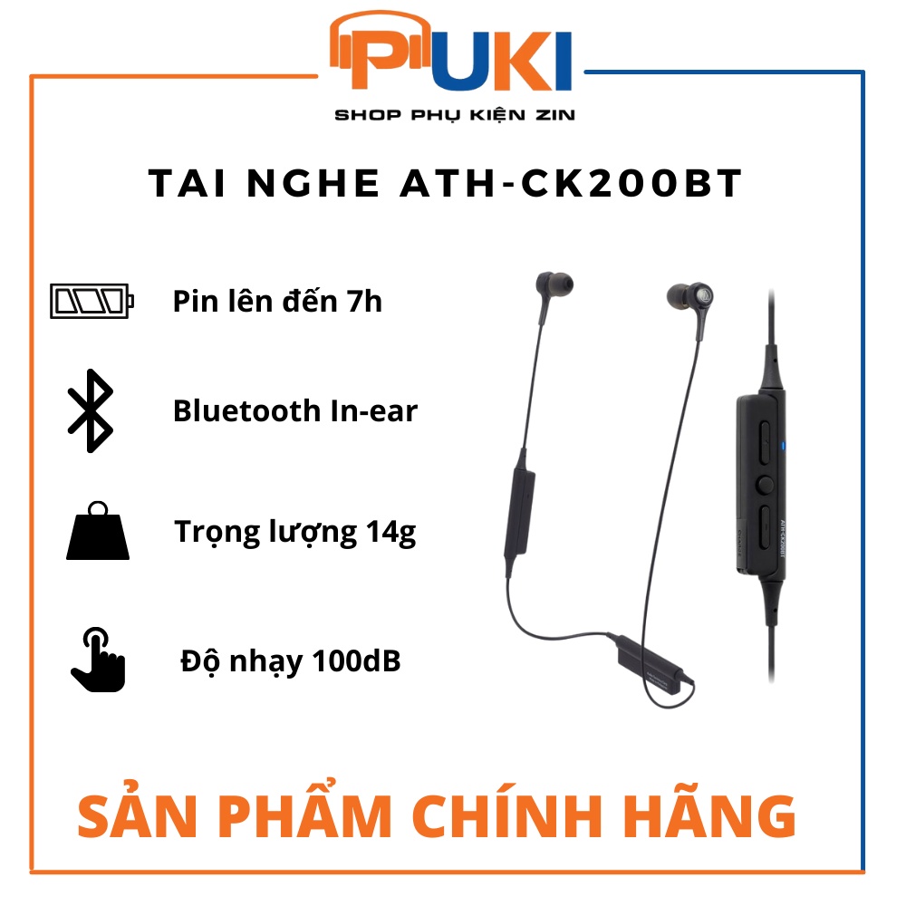 Tai nghe bluetooth audio technica ck-200bt