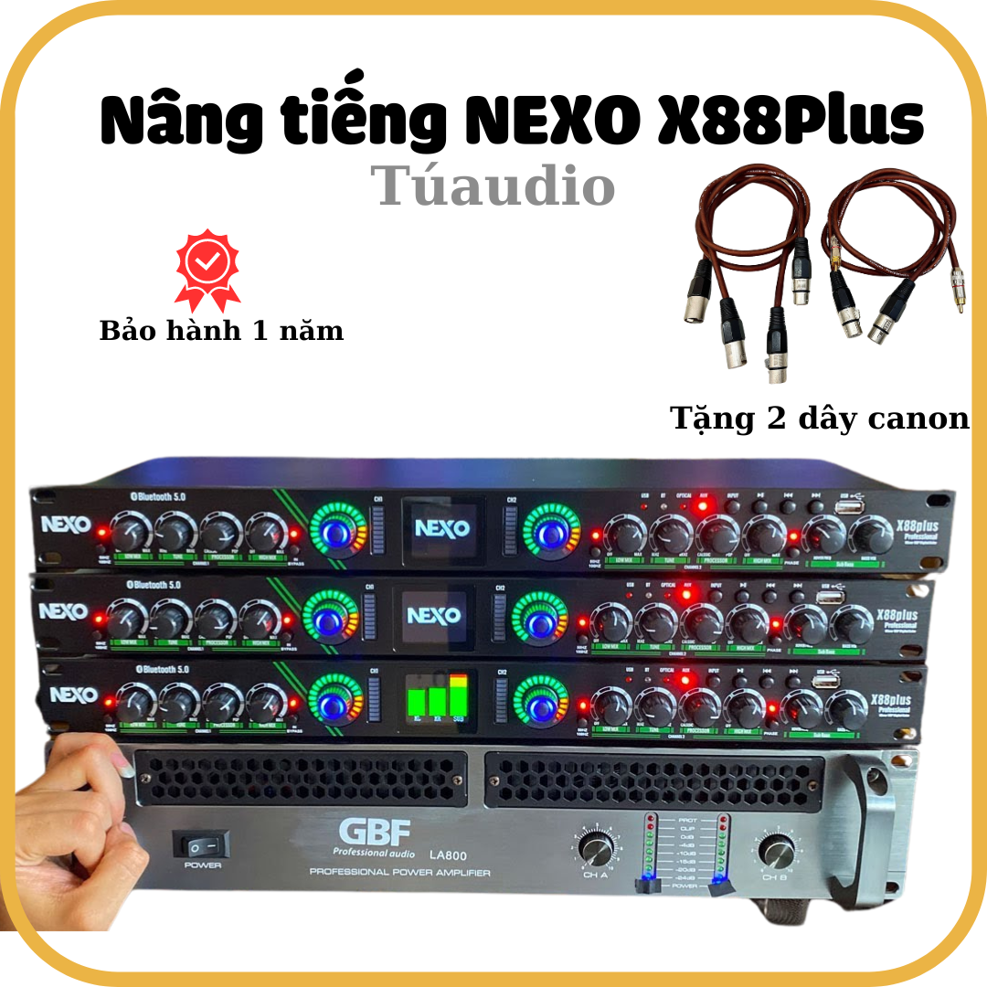 Máy Nâng tiếng Nexo x88 plus có đủ bluetooth optical usb cổng quang... nâng tiếng sản phẩm mới nhất 2023